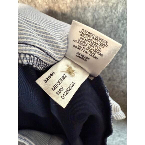 Peter Millar Mens Navy Salem Performance Polyester Shorts Golf Stretch - Size 36 - Picture 7 of 10